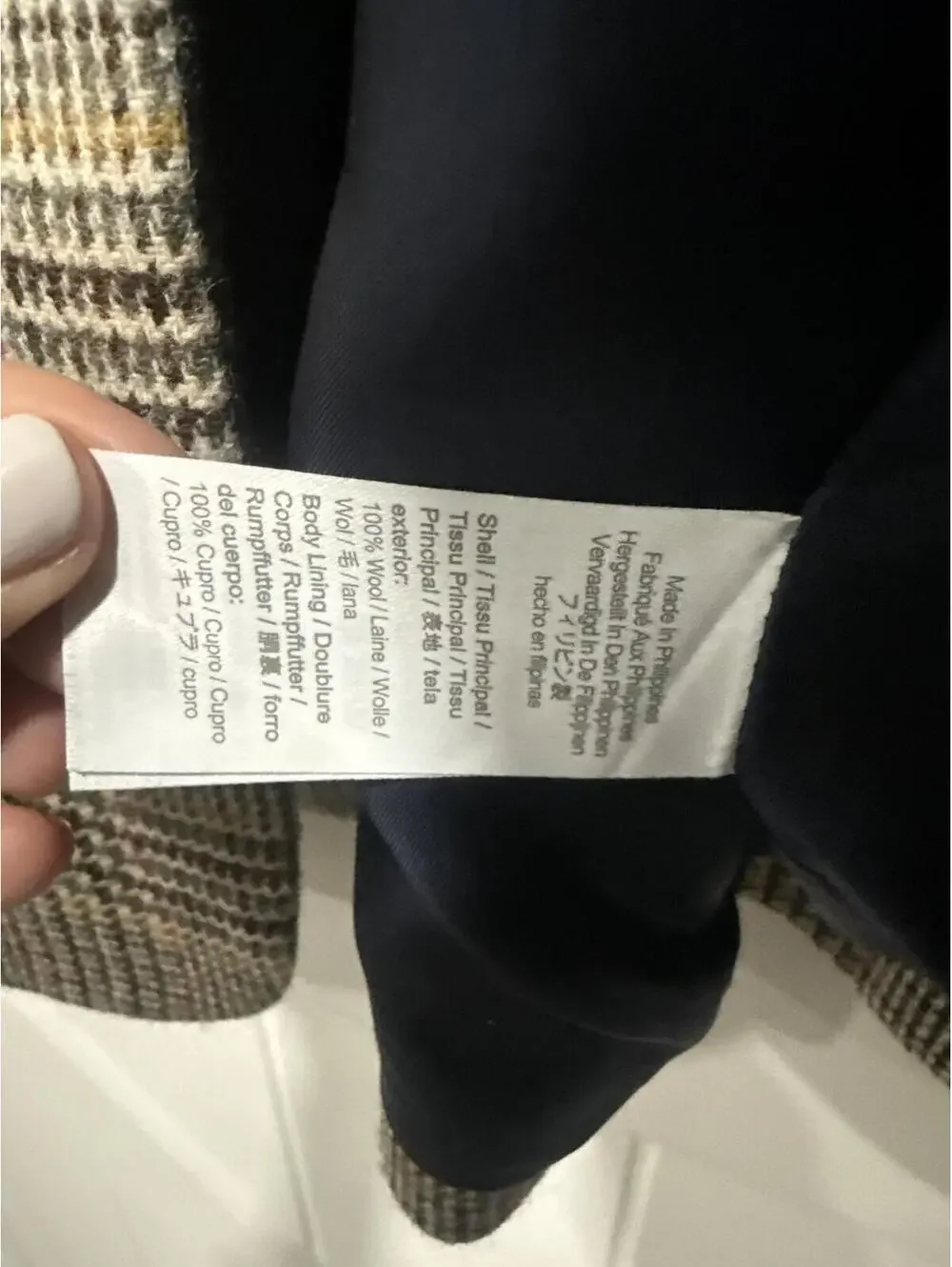 J.Crew Sommerset Plaid Blazer, Size 6